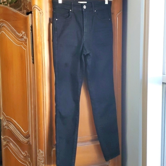 H&M Denim - H & M black jeans, size 4, skinny. Good‎ used condition. Dress up or down.